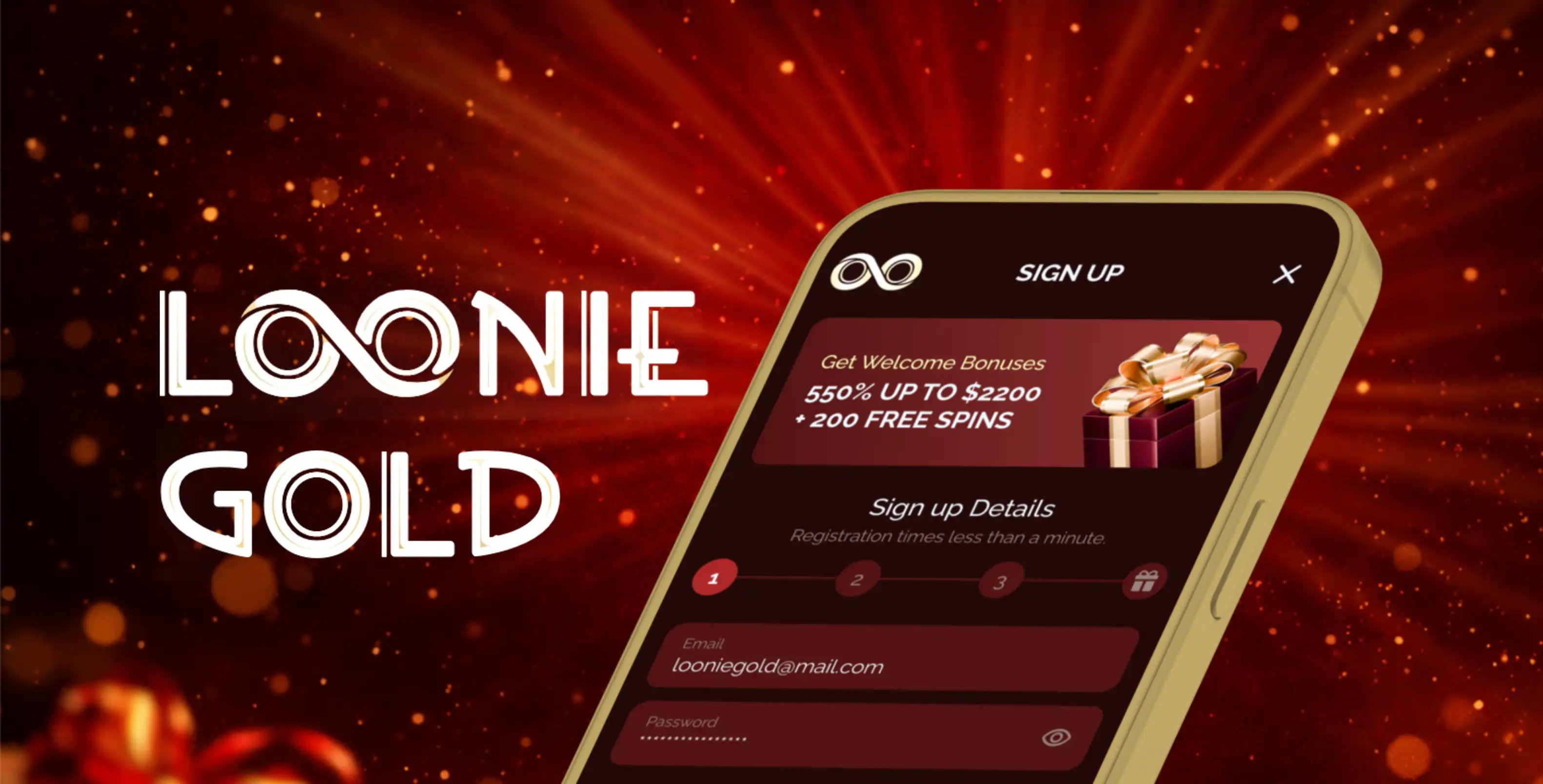 LoonieGold Casino App Screenshot